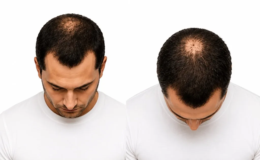 Hair pattern B