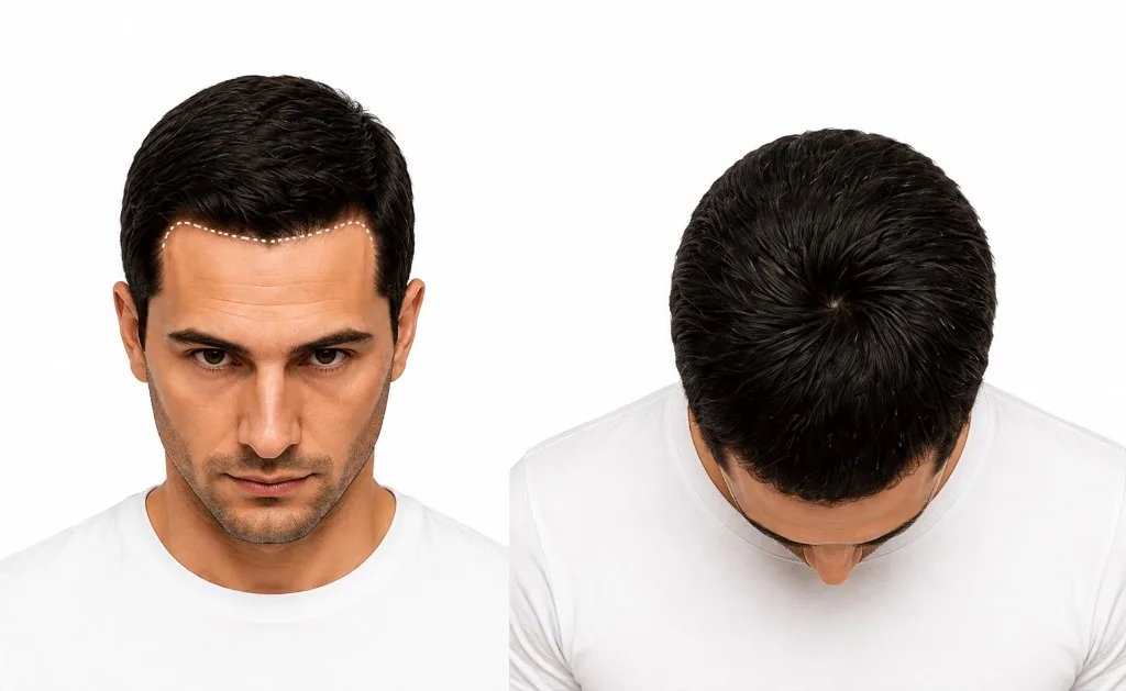 Hair pattern C