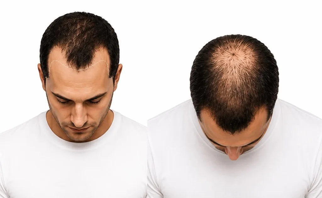 Hair pattern D