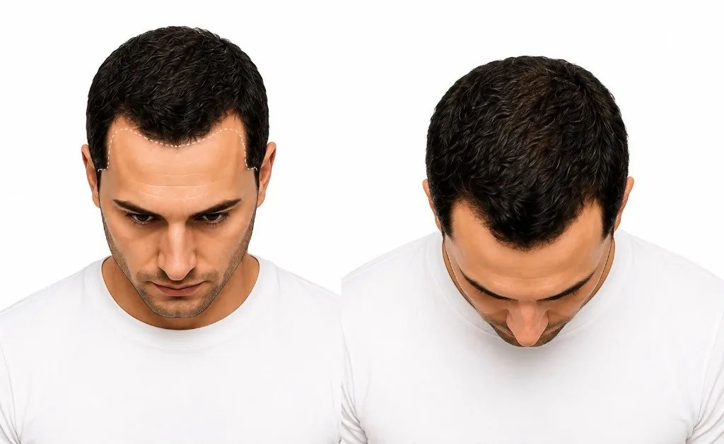 Hair pattern E