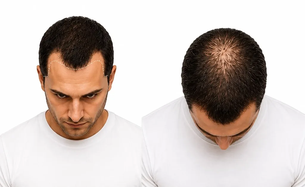 Hair pattern F